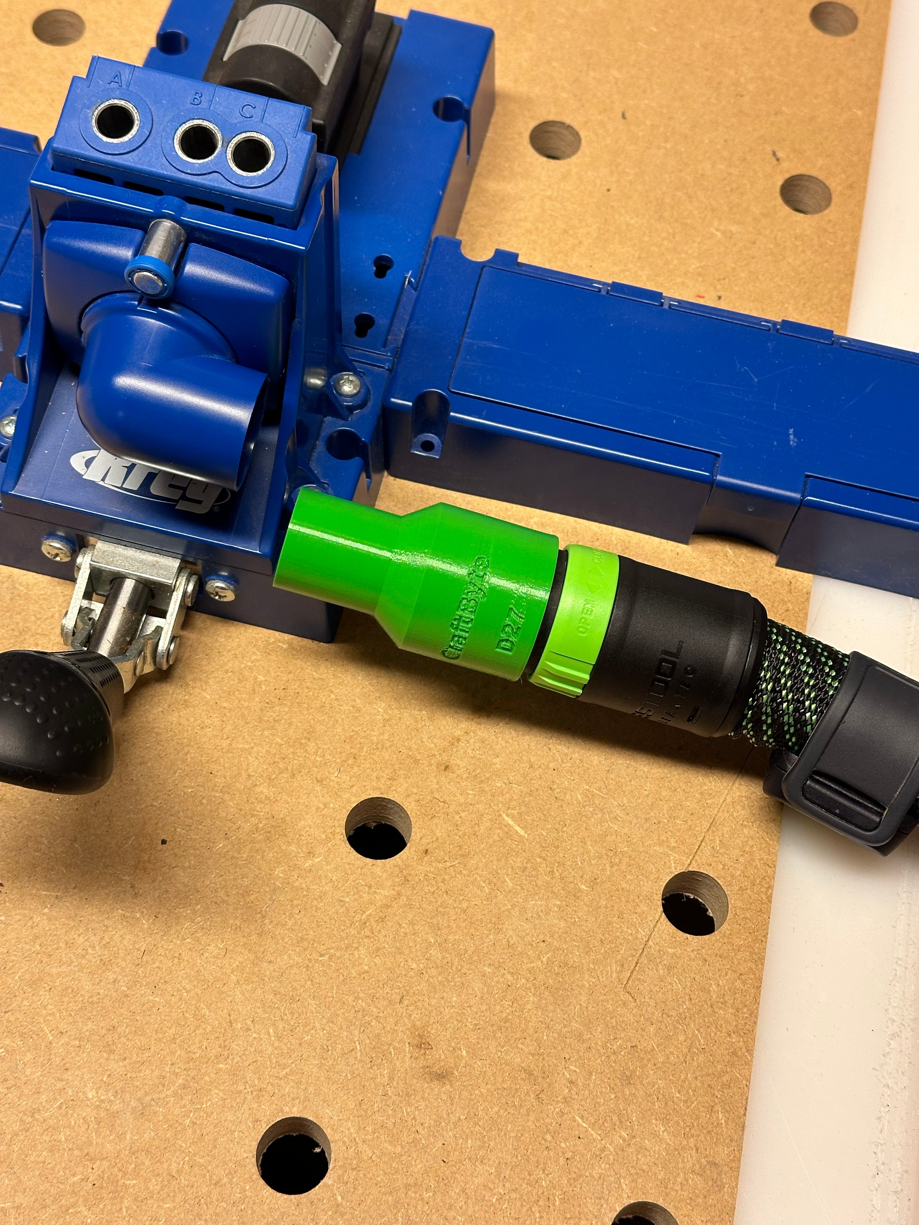 Festool Lock System Festool Cleantec D27 Locking Vacuum Adapter – CraftByte Engineering